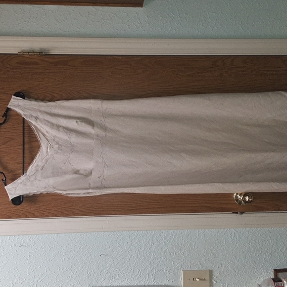 Tolbots Petites, Gorgeous bohemian linen and rayon wedding dress  size 10 - Picture 13 of 13